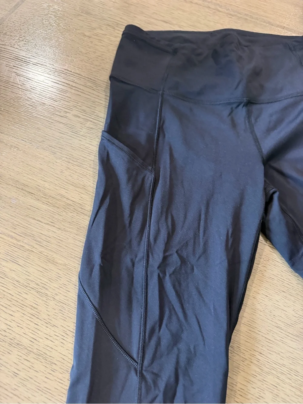 lululemon athletica Black High-Rise Leggings with Side Pockets